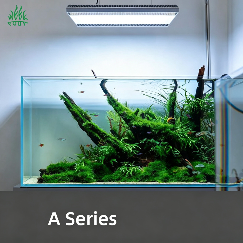 Planted Aquarium Hanging Light - Week Aqua A430Pro LED-Aquariumbeleuchtung 120W RGB