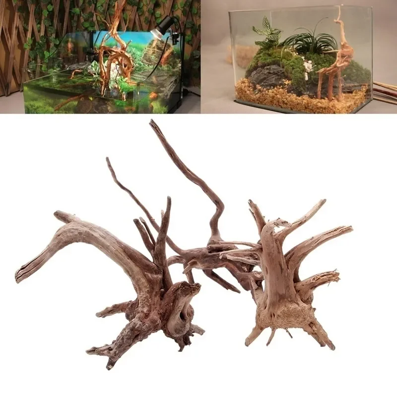 Aquarium Planted Tree - Natürlicher Baumstamm Treibholz Aquarium Aquarium Reptilien