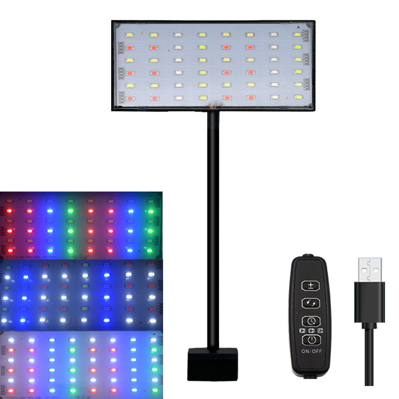 Aquarium Plant Display - Aquarium Fischbecken Vollspektrum LED-Beleuchtung mit Zyklus-Timer,
