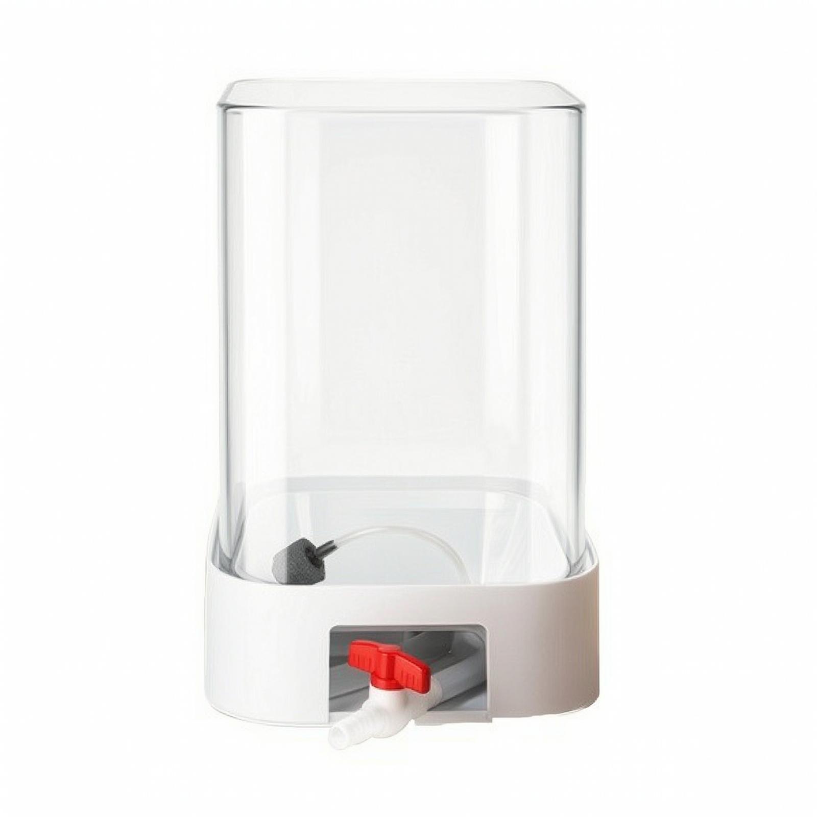 Planted Aquarium Freshwater - Desktop-Aquarium aus hochborosilikathaltigem Glas, quadratisches Fischbecken