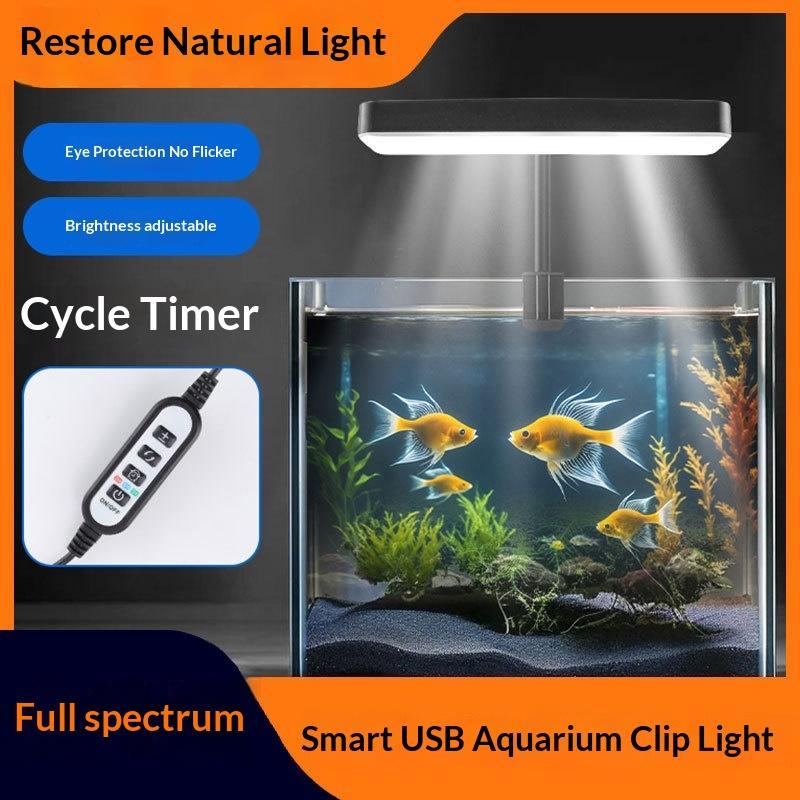 Aquarium Planting - Vollspektrum LED-Aquariumbeleuchtung 360 Grad Einstellbar mit