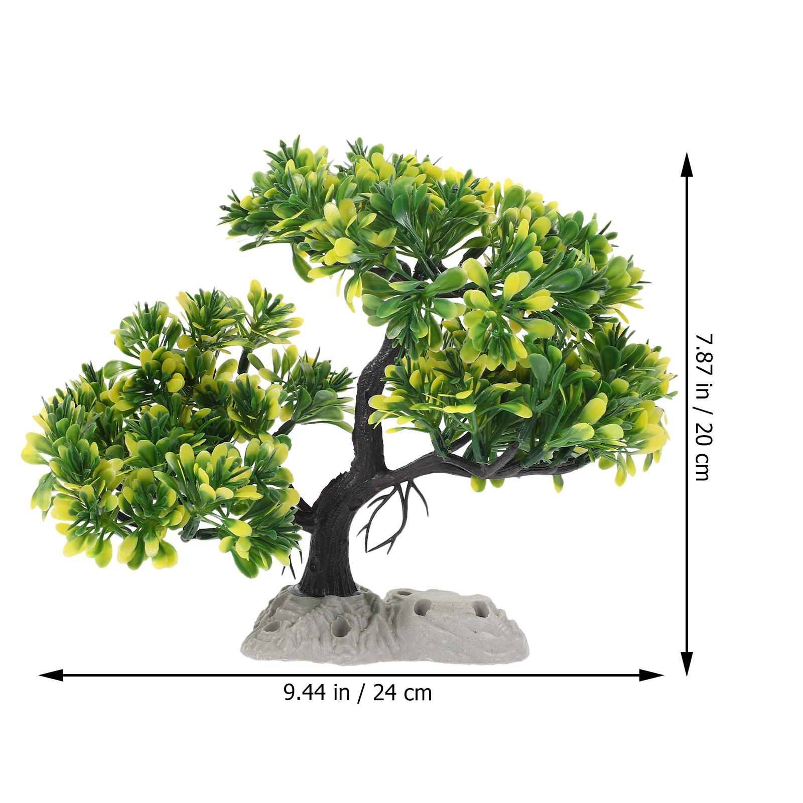 Realistische Kiefer-Aquariumde – Aquarium Planted Tree Bewertung und Preis